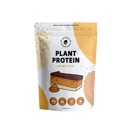Protéine végétale - Caramel slice
